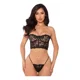 thumbnail image 2 of Coordinado Blanco Bralette Corset Lenceria Tang Conjunt Sexy, 2 of 8