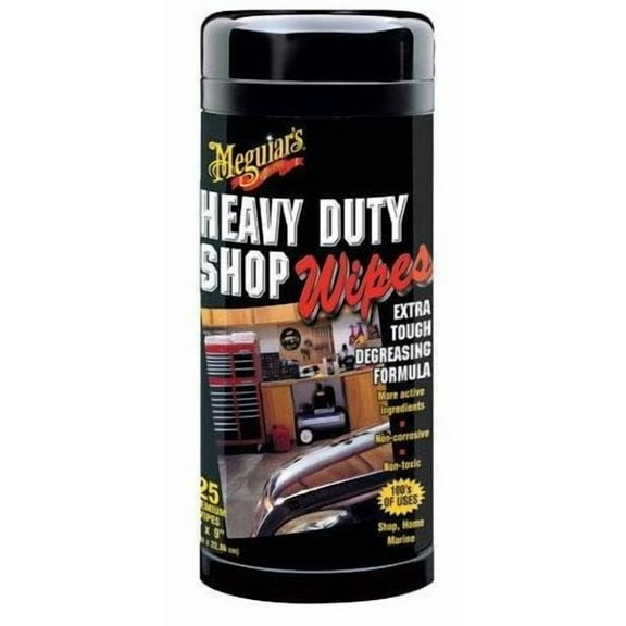 Meguiars G11600 Heavy Duty Shop Wipes