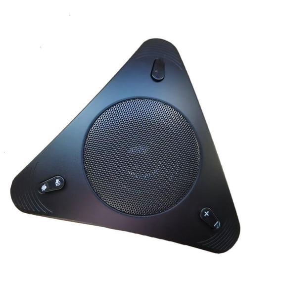 Travel USB Desktop Loudspeaker Microphone with 3.0M Omnidirectional Mic Pickup Distance Clear Sound for Webinars