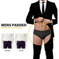 thumbnail image 4 of LALAMELON Mens Butt Lifter Shapewear Hip Enhancer Mens Padded Underwear with Detachable Pads, 4 of 5