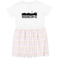 thumbnail image 3 of Inktastic Washington Dc City Skyline Girls Toddler Dress, 3 of 5