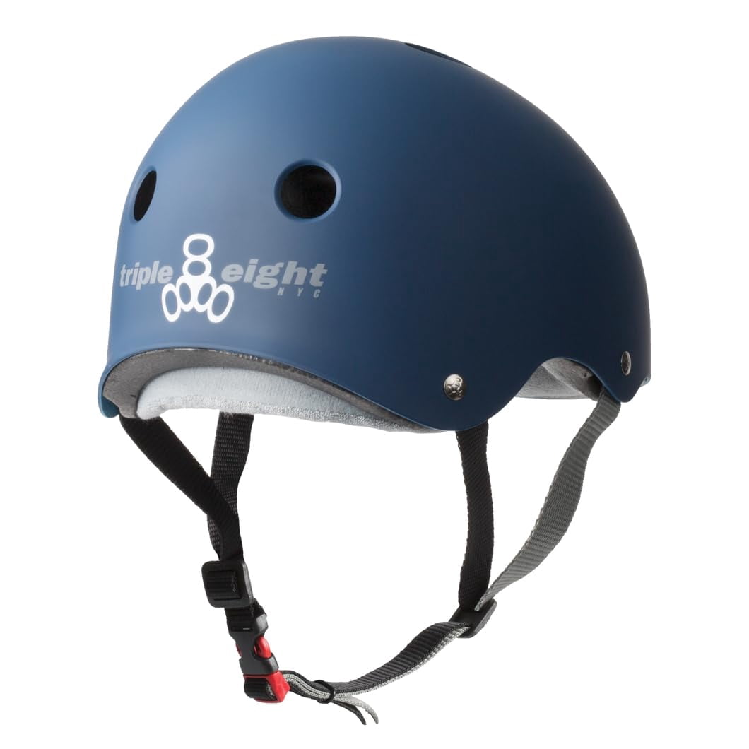 Triple Eight Certified Sweatsaver Helmet Large/Extra Large - Navy Matte