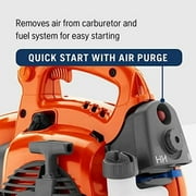 Husqvarna 125B Gas Leaf Blower Handheld - 28cc 2-Cycle, 470 CFM, 170 MPH, Orange