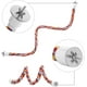 thumbnail image 4 of (41 pulgadas) [1 paquete] Perchas de cuerda para pájaros, juguetes para loros 41 pulgadas Cuerda Bungee Bird Toy, 4 of 5