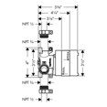 Hansgrohe Axor 10754181 Axor Starck Thermostatic RoughIn Valve
