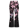thumbnail image 5 of LPKRT Girls Stretch Yoga Pants High Waist Floral Print Flared Leggings Casual Workout Fashion Trousers Black 1-2 Years, 5 of 5