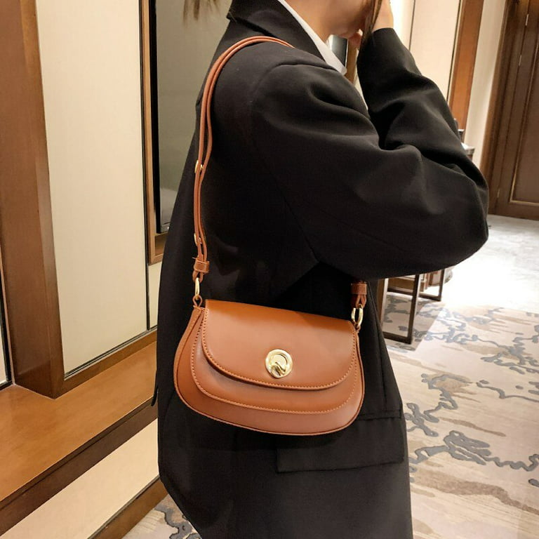 Women Fashion PU Leather Rivet Studded Shoulder Bag Crossbody Bag Messenger  Bags