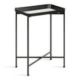 thumbnail image 1 of Kate and Laurel Celia Modern Side Table, 18 x 12 x 26, Black, Foldable Rectangular End Table for Storage and Display, 1 of 7