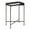 Black, variant on Kate and Laurel Celia Modern Mirrored Tray Side Table, 18 x 12 x 26, Gold, Foldable Rectangular End Table for Storage and Display