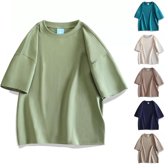 Men’s Crewneck T-Shirts with Pocket– Soft Pre-Shrunk Premium Cotton, Short Sleeves, Reinforced Collar, Casual Fit Size 4XL Navy