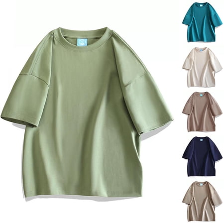 Men s Casual Short Sleeve Round Neck Top Blouse Tee for Daily Wear Office Work Business Casual Vacation Outfits Classic Mens Apparel | Ihhxva Beige 2XL