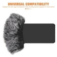 thumbnail image 3 of RENACLIPY Soft Plush Furry Microphone Windscreen for Phone, Outdoor Use, Easy and Quick Installation, Noise Reduction, 3 of 8