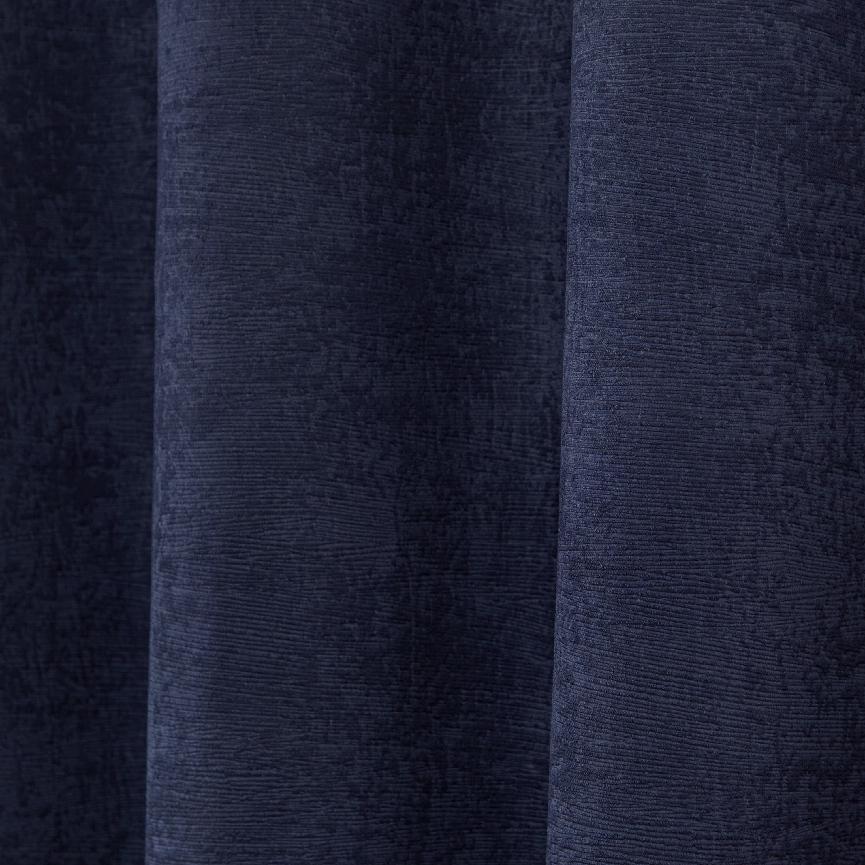 TOWN & COUNTRY EVERYDAY Lustre Solid Heavyweight Textured Sateen Indoor Curtains, Room Darkening Opacity, Grommet Top, Energy Efficient, 2-Pack Set, 52"x84", Navy