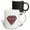 Multicolor, variant on 3drose, Cool Ruby Glitter Diamond, 15oz Mug