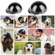 thumbnail image 2 of Casco para perros pequeños, gorra para motociclista y ciclista, color negro, duradero (L), 2 of 5