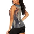 thumbnail image 6 of Rocae Elephant in Smoke for Women's Workout Tank Top Lightweight Sleeveless Fit Tops- Moisture-Wicking, BreathableXX-Large, 6 of 9