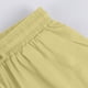 thumbnail image 4 of Pantalones de lino para mujer con bolsillos, cintura alta con cordón elástico, largo cinco octavos, confeccionados en suave tejido de poliéster, informales, para el parque, fiestas o citas., 4 of 7