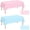 Pink and Blue, variant on 4 Pcs Pastel Table Cloths for Parties Plastic 54x72 Inch Rainbow Pastel Tablecloth Disposable Colorful Rectangle Table Cover Decoration for Birthday Baby Shower Wedding Princess Ice Cream
