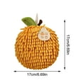 thumbnail image 3 of Plush Fruit Shaped Microfiber Mop Ball Decorative Cleaning Tool with Hanging Loop for Home Office Use, 3 of 3