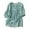 Blue, variant on Women's Five Point Sleeve Embroidery Loose Literary Top Long Sleeve Crew Neck Top/Shirt Super Tight Sleeve Women Shirts Fall Womens Short Sleeve T Long Sleeve Shirt Women Button Button down