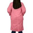 thumbnail image 3 of Panda Uniform by HeedFit Unisex 40" Lab Coat, 8XL, Pink, 3 of 7