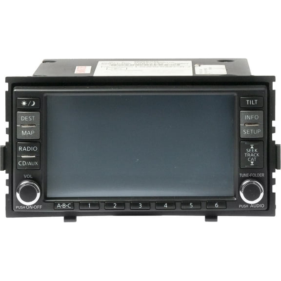 Restored 2007-08 Nissan Altima AM FM Radio 6-Disc CD MP3 Player GPS Navigation 25915JA00A (Refurbished)
