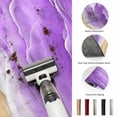thumbnail image 5 of Area Rugs 2.7'x5', Purple Coastal Beach Carpet Runner Indoor Outdoor Rugs Home Decor Aesthetic, Summer Nautical Ocean Beige Seaside Non Slip Mats Washable Accent Rug for Living Room Bedroom, 5 of 8