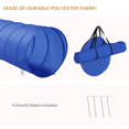 thumbnail image 4 of Dog Agility Starter Kit Pet Outdoor Exercise Training Set Tunnel 4 Weave Poles High Jumper, 4 of 6