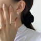 thumbnail image 3 of Pendientes de diseño de nicho pequeño para mujer, pendientes y aretes geométricos sencillos y de moda., 3 of 6