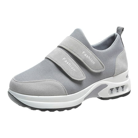 

Inkach Wedge Heel Shoes Womens Thick-Soled Cushion Old Shoes Sneakers