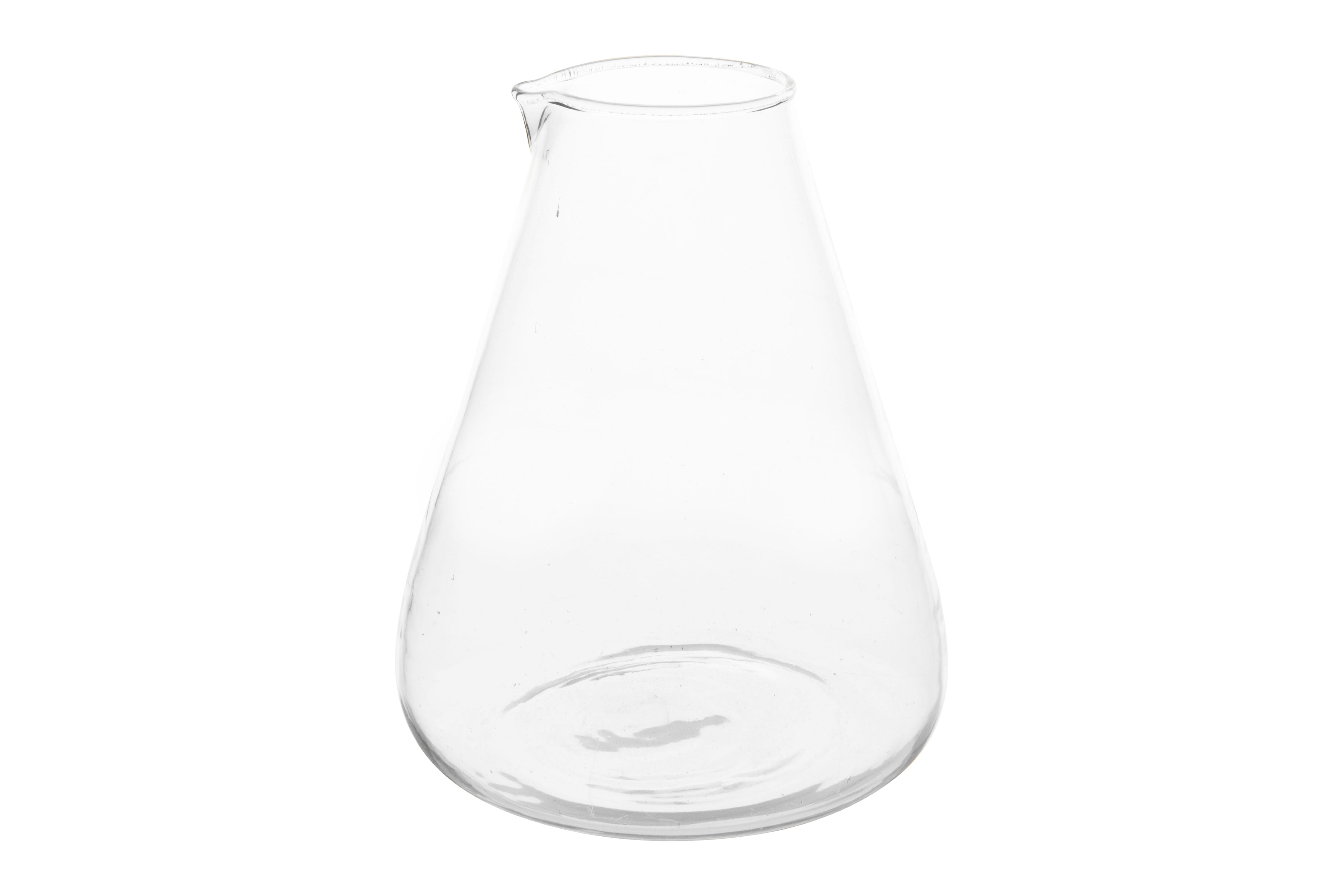 Creative CoOp Large Clear Glass Beaker Pitcher