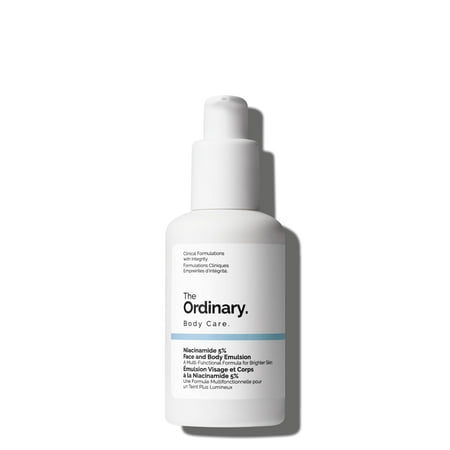 The Ordinary Niacinamide 5% Face HYZ01 and Body Emulsion, Dark Spot & Skin Tone Corrector, 3.4 Fl Oz