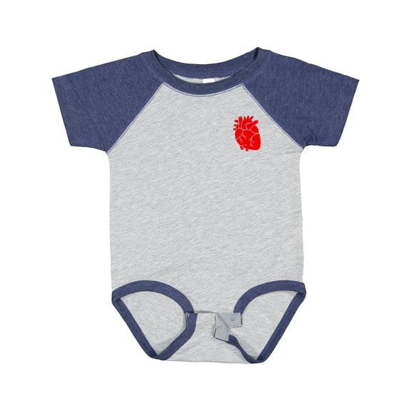 Inktastic Anatomical Heart Boys or Girls Baby Bodysuit