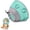 Green, variant on Cat Cone Collar Soft Elizabethan Collar for Surgery Recovery - Adjustable for Small and Large Cats Kittens to Stop Licking