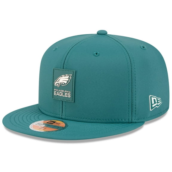 Men's New Era Midnight Green Philadelphia Eagles 2025 Sideline 59FIFTY Fitted Hat