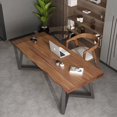 thumbnail image 3 of Computer Coffee Office Desk Writing Workbench Console Meeting Corner Drafting Office Desk Laptop Scrivania Legno Furniture HDH My Lux Decor Round, 3 of 7