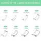 thumbnail image 4 of 8 Pcs Ring-Size Adjuster for Loose Rings Transparent Invisible Ring Adapter Kit with Silverware Pol, 4 of 5