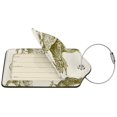 thumbnail image 2 of Naloa Chickens Luggage Tag for Suitcase Leather Baggage Tag with Stainless Steel Loop Privacy Cover for Women Men Girls-1, 2 of 5