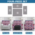 thumbnail image 5 of SCRAWLGOD American Flag Palm Tree Recliner Slipcovers 4-Pieces Lazyboy Recliner Cover Recliner Couch Covers Reclining Chair Covers with Storage Pocket Furniture Protector for Living Room, 5 of 7