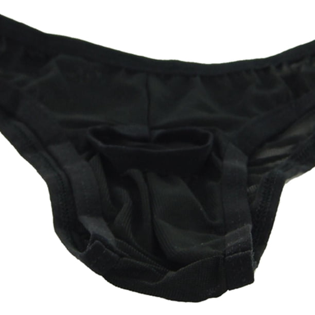 Bragas Bikini Hombre Malla Transparente - Tallas XS-XL Seda Hielo