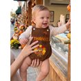 thumbnail image 6 of RUINIXCW Baby Thanksgiving Romper Letter Turkey Embroidered Sleeveless Overalls, 6 of 8
