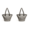 thumbnail image 1 of Bolso Mano Acolchado para Mujer Bolsos Acolchados Con Bolsillo Interior (Plata), 1 of 5