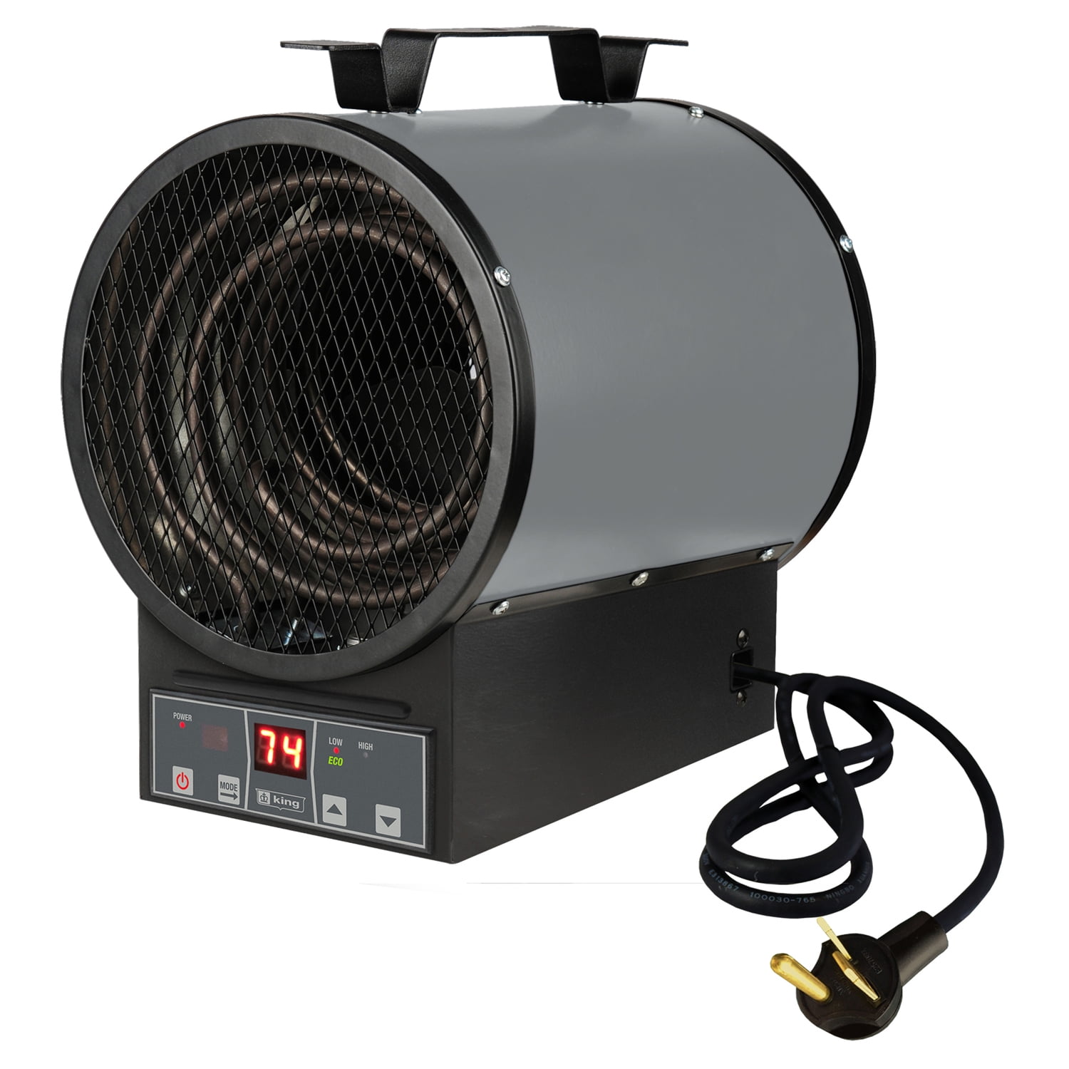 King Electric 240 Volt 4800 Watt Portable Garage Heater With Electronic Control Remote and... by King Electric
