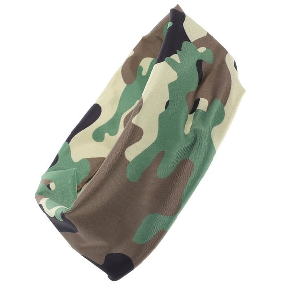 PENIKOKO  Sweat Absorption Breathable Kids Sports Headband Camouflage