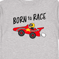thumbnail image 4 of Inktastic Born to Race Red Race Car Boys or Girls Long Sleeve Toddler T-Shirt, 4 of 5