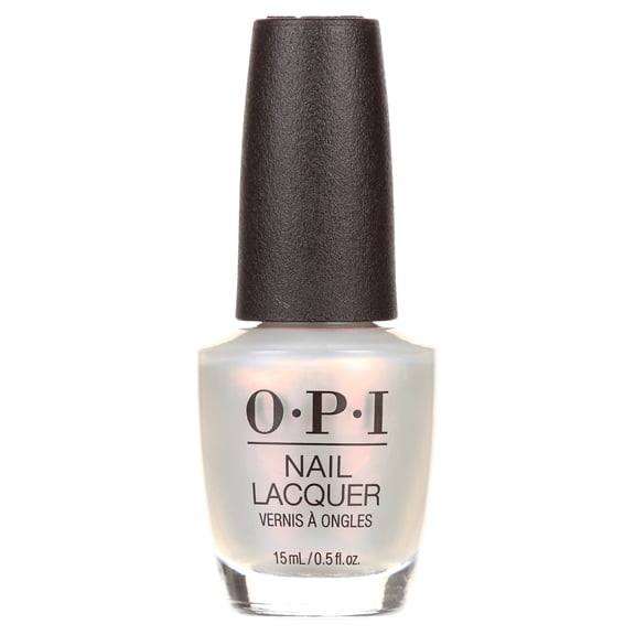 OPI Nail Lacquer, Glazed N' Amused, Pink Pearly Sheer Nail Polish, 0.5 fl oz