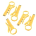 thumbnail image 1 of SODIAL(R) RJ45 Câble Réseau Cat5 Coupe-Bordures Découpeur 5 Pcs, Jaune, 1 of 1
