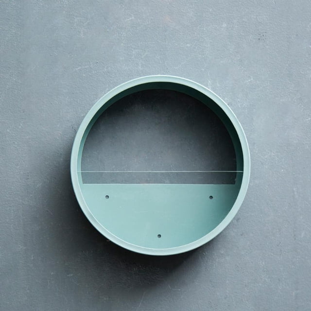 Maceta decorativa colgante maceta cesta florero para sala de estar restaurante 25cm_Azul Cola Jardinera para colgar en la pared