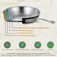 thumbnail image 4 of NutriChef 8‑Piece Stainless Steel Cookware Set, Silver, 4 of 8