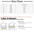 thumbnail image 2 of Qonioi Clearance Plus Size Bras for Women Woman's Lace Beauty Back Solid Strap Wrap Plus Size Bra Underwear Sports Bra # Open Box Deals Black XXL, 2 of 2